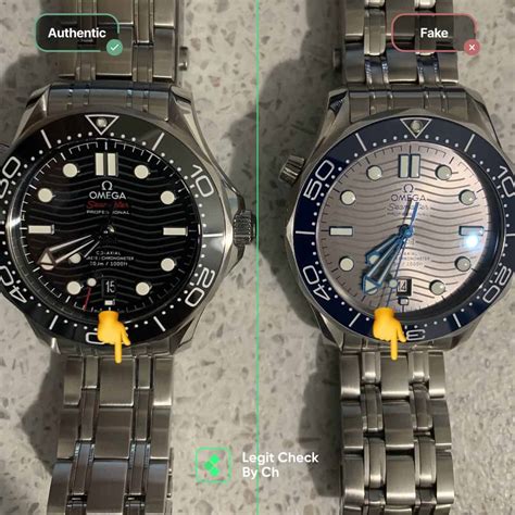 fake omega seamaster 300|how to identify omega watch.